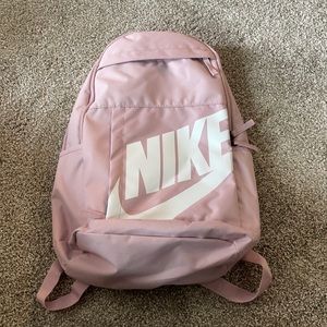Nike backpack pale pink